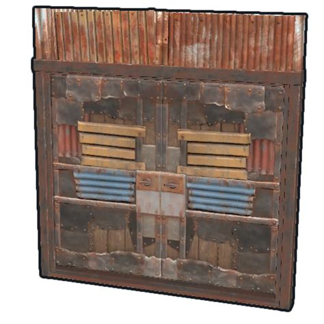 double sheet metal door rust explosive ammo|sheet metal double door dimensions.